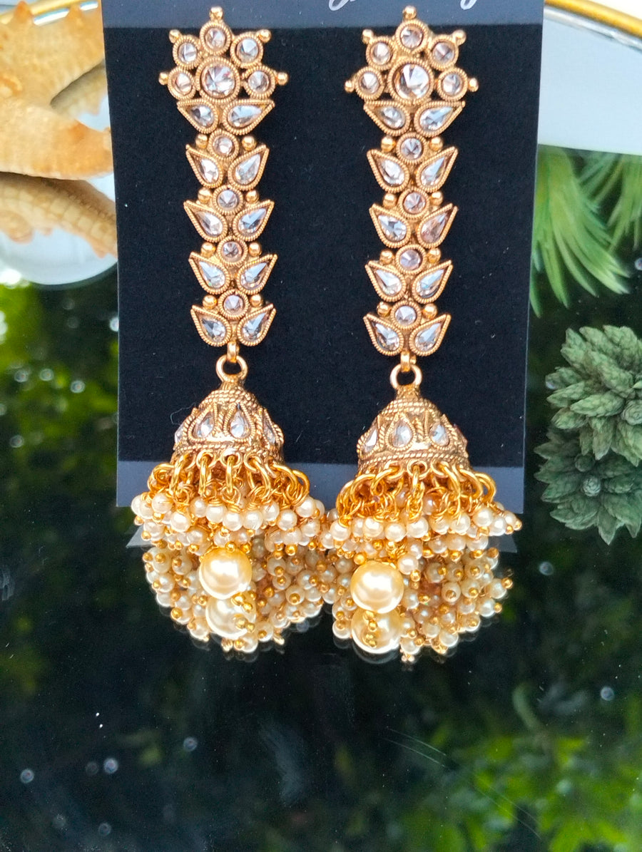 Long indian jhumki